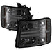 Spyder Auto 5083623 DRL LED Projector Headlights; Version 3; Smoke; - Truck Part Superstore