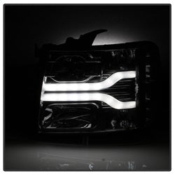 Spyder Auto 5083623 DRL LED Projector Headlights; Version 3; Smoke; - Truck Part Superstore