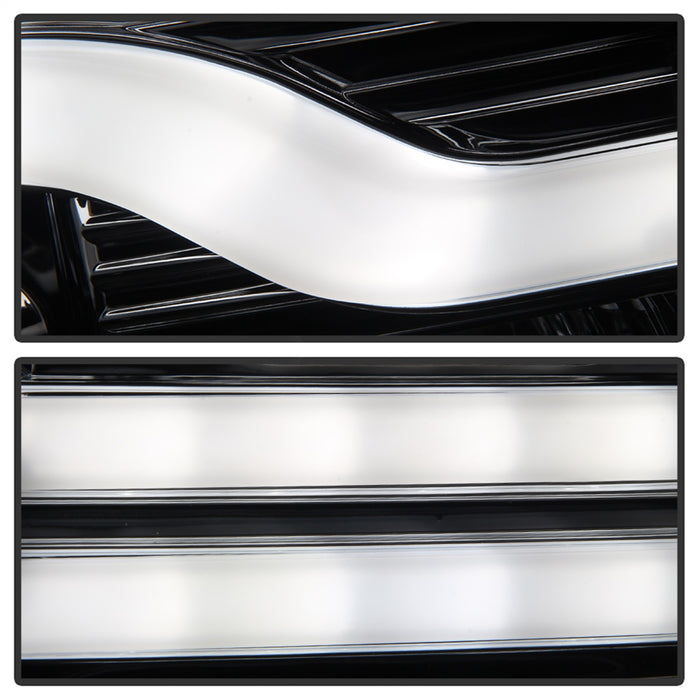 Spyder Auto 5083623 DRL LED Projector Headlights; Version 3; Smoke; - Truck Part Superstore