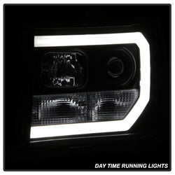 Spyder Auto 5083630 Light Bar DRL LED Projector Headlights; Version 2; Black; - Truck Part Superstore