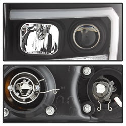 Spyder Auto 5083630 Light Bar DRL LED Projector Headlights; Version 2; Black; - Truck Part Superstore