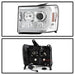 Spyder Auto 5083647 Light Bar DRL LED Projector Headlights; Version 2; Chrome; - Truck Part Superstore