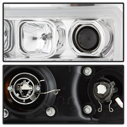 Spyder Auto 5083647 Light Bar DRL LED Projector Headlights; Version 2; Chrome; - Truck Part Superstore
