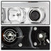 Spyder Auto 5083647 Light Bar DRL LED Projector Headlights; Version 2; Chrome; - Truck Part Superstore