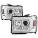 Spyder Auto 5083647 Light Bar DRL LED Projector Headlights; Version 2; Chrome; - Truck Part Superstore
