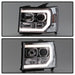 Spyder Auto 5083647 Light Bar DRL LED Projector Headlights; Version 2; Chrome; - Truck Part Superstore