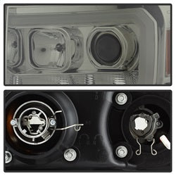 Spyder Auto 5083654 Light Bar DRL LED Projector Headlights; Version 2; Smoke; - Truck Part Superstore