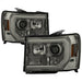 Spyder Auto 5083654 Light Bar DRL LED Projector Headlights; Version 2; Smoke; - Truck Part Superstore