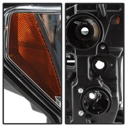 Spyder Auto 5083661 DRL LED Projector Headlights; Bulbs Included; Pair; Chrome; - Truck Part Superstore