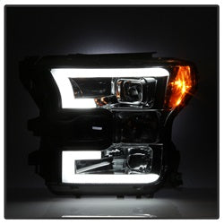 Spyder Auto 5083678 DRL LED Projector Headlights; Bulbs Included; Pair; Smoke; - Truck Part Superstore