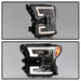Spyder Auto 5083678 DRL LED Projector Headlights; Bulbs Included; Pair; Smoke; - Truck Part Superstore