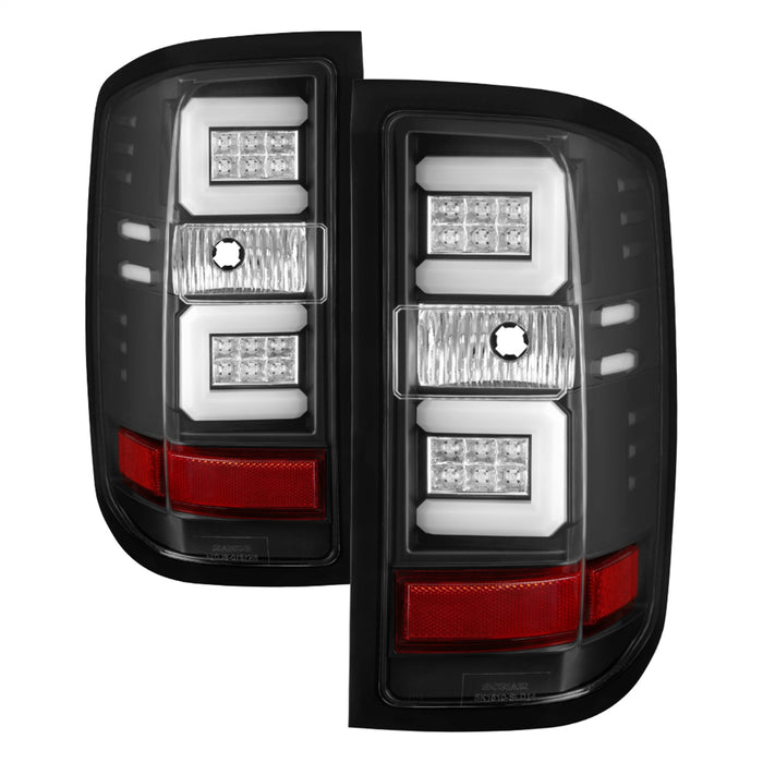 Spyder Auto 5083722 Light Bar LED Tail Lights; Pair; Black; - Truck Part Superstore