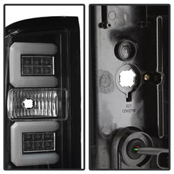 Spyder Auto 5083722 Light Bar LED Tail Lights; Pair; Black; - Truck Part Superstore