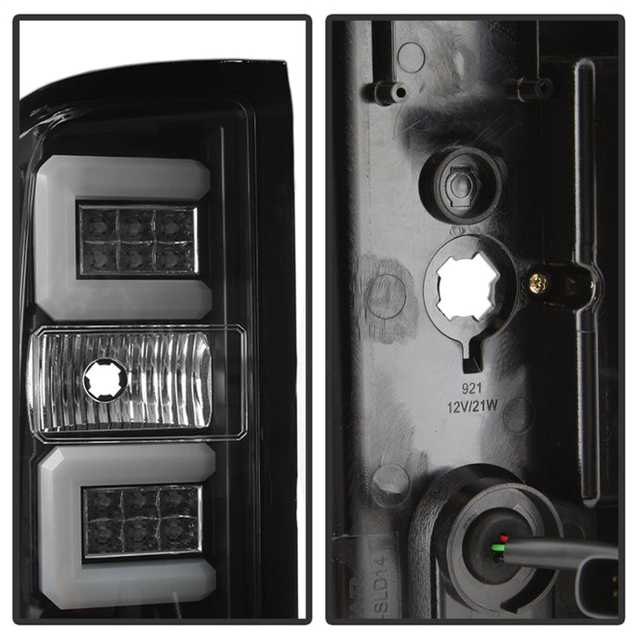 Spyder Auto 5083722 Light Bar LED Tail Lights; Pair; Black; - Truck Part Superstore
