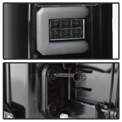 Spyder Auto 5083722 Light Bar LED Tail Lights; Pair; Black; - Truck Part Superstore