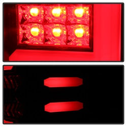 Spyder Auto 5083722 Light Bar LED Tail Lights; Pair; Black; - Truck Part Superstore