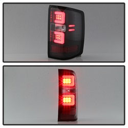 Spyder Auto 5083722 Light Bar LED Tail Lights; Pair; Black; - Truck Part Superstore