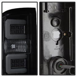 Spyder Auto 5083739 Light Bar LED Tail Lights; Pair; Black Smoke; - Truck Part Superstore