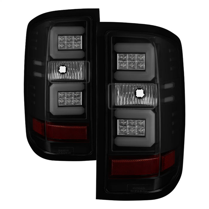 Spyder Auto 5083739 Light Bar LED Tail Lights; Pair; Black Smoke; - Truck Part Superstore