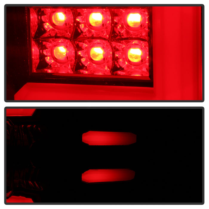 Spyder Auto 5083739 Light Bar LED Tail Lights; Pair; Black Smoke; - Truck Part Superstore
