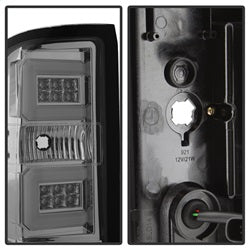 Spyder Auto 5083746 Light Bar LED Tail Lights; Pair; Chrome; - Truck Part Superstore