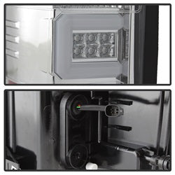 Spyder Auto 5083746 Light Bar LED Tail Lights; Pair; Chrome; - Truck Part Superstore