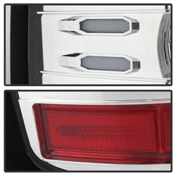 Spyder Auto 5083746 Light Bar LED Tail Lights; Pair; Chrome; - Truck Part Superstore