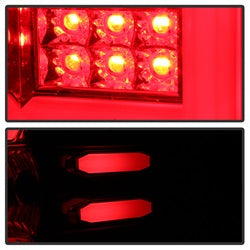 Spyder Auto 5083746 Light Bar LED Tail Lights; Pair; Chrome; - Truck Part Superstore