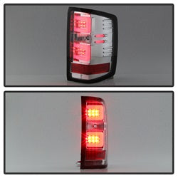 Spyder Auto 5083746 Light Bar LED Tail Lights; Pair; Chrome; - Truck Part Superstore