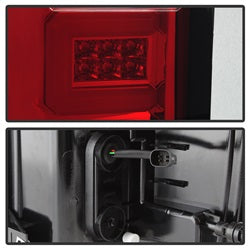 Spyder Auto 5083753 Light Bar LED Tail Lights; Pair; Red Clear; - Truck Part Superstore