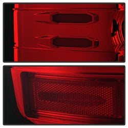 Spyder Auto 5083753 Light Bar LED Tail Lights; Pair; Red Clear; - Truck Part Superstore