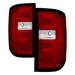 Spyder Auto 5083753 Light Bar LED Tail Lights; Pair; Red Clear; - Truck Part Superstore