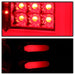 Spyder Auto 5083753 Light Bar LED Tail Lights; Pair; Red Clear; - Truck Part Superstore