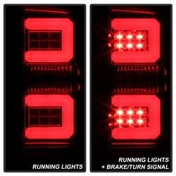 Spyder Auto 5083760 Light Bar LED Tail Lights; Pair; Smoke; - Truck Part Superstore