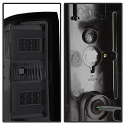 Spyder Auto 5083760 Light Bar LED Tail Lights; Pair; Smoke; - Truck Part Superstore