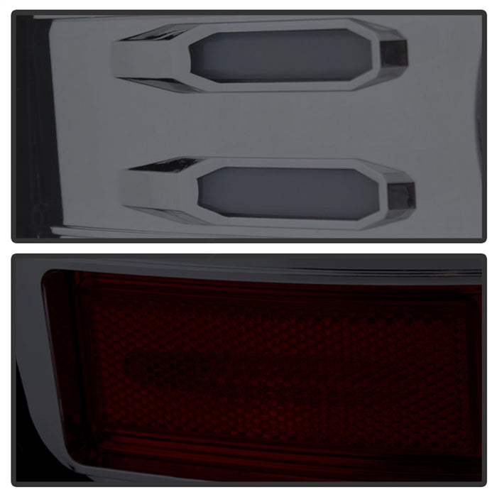 Spyder Auto 5083760 Light Bar LED Tail Lights; Pair; Smoke; - Truck Part Superstore