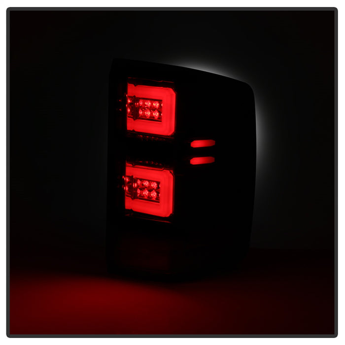 Spyder Auto 5083760 Light Bar LED Tail Lights; Pair; Smoke; - Truck Part Superstore
