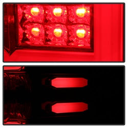 Spyder Auto 5083760 Light Bar LED Tail Lights; Pair; Smoke; - Truck Part Superstore