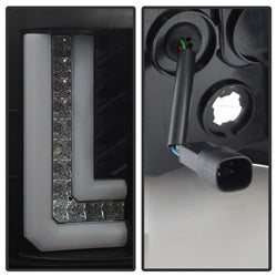 Spyder Auto 5083777 Light Bar LED Tail Lights; Will Only Fit Factory LED Models; Pair; Black; - Truck Part Superstore
