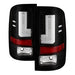 Spyder Auto 5083777 Light Bar LED Tail Lights; Will Only Fit Factory LED Models; Pair; Black; - Truck Part Superstore