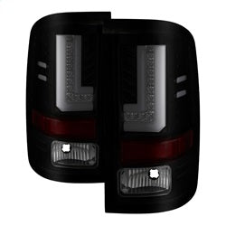 Spyder Auto 5083784 Light Bar LED Tail Lights; Will Only Fit Factory LED Models; Pair; Black Smoke; - Truck Part Superstore