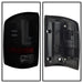 Spyder Auto 5083784 Light Bar LED Tail Lights; Will Only Fit Factory LED Models; Pair; Black Smoke; - Truck Part Superstore