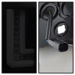 Spyder Auto 5083784 Light Bar LED Tail Lights; Will Only Fit Factory LED Models; Pair; Black Smoke; - Truck Part Superstore