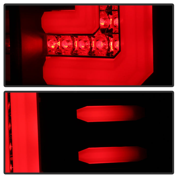 Spyder Auto 5083784 Light Bar LED Tail Lights; Will Only Fit Factory LED Models; Pair; Black Smoke; - Truck Part Superstore