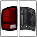 Spyder Auto 5083807 Light Bar LED Tail Lights; Will Only Fit Factory LED Models; Pair; Red Clear; - Truck Part Superstore
