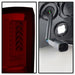 Spyder Auto 5083807 Light Bar LED Tail Lights; Will Only Fit Factory LED Models; Pair; Red Clear; - Truck Part Superstore