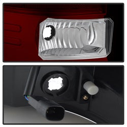 Spyder Auto 5083807 Light Bar LED Tail Lights; Will Only Fit Factory LED Models; Pair; Red Clear; - Truck Part Superstore