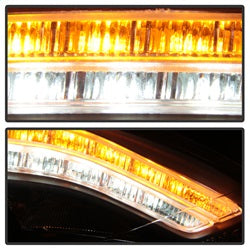 Spyder Auto 5083890 DRL LED Projector Headlights - Truck Part Superstore