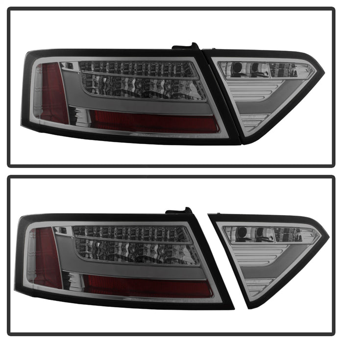 Spyder Auto 5083951 LED Tail Lights; LED Model Only; Not Compatible w/Incandescent Model; Smoke; - Truck Part Superstore