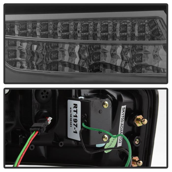 Spyder Auto 5083951 LED Tail Lights; LED Model Only; Not Compatible w/Incandescent Model; Smoke; - Truck Part Superstore
